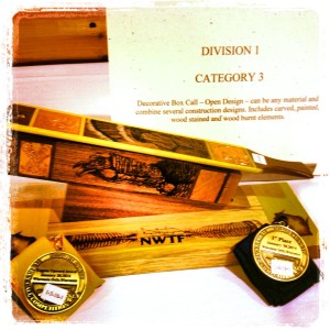2014 Midwest Turkey Call Competition - Decorative Box Call - 1st Place & Best of Class award!
